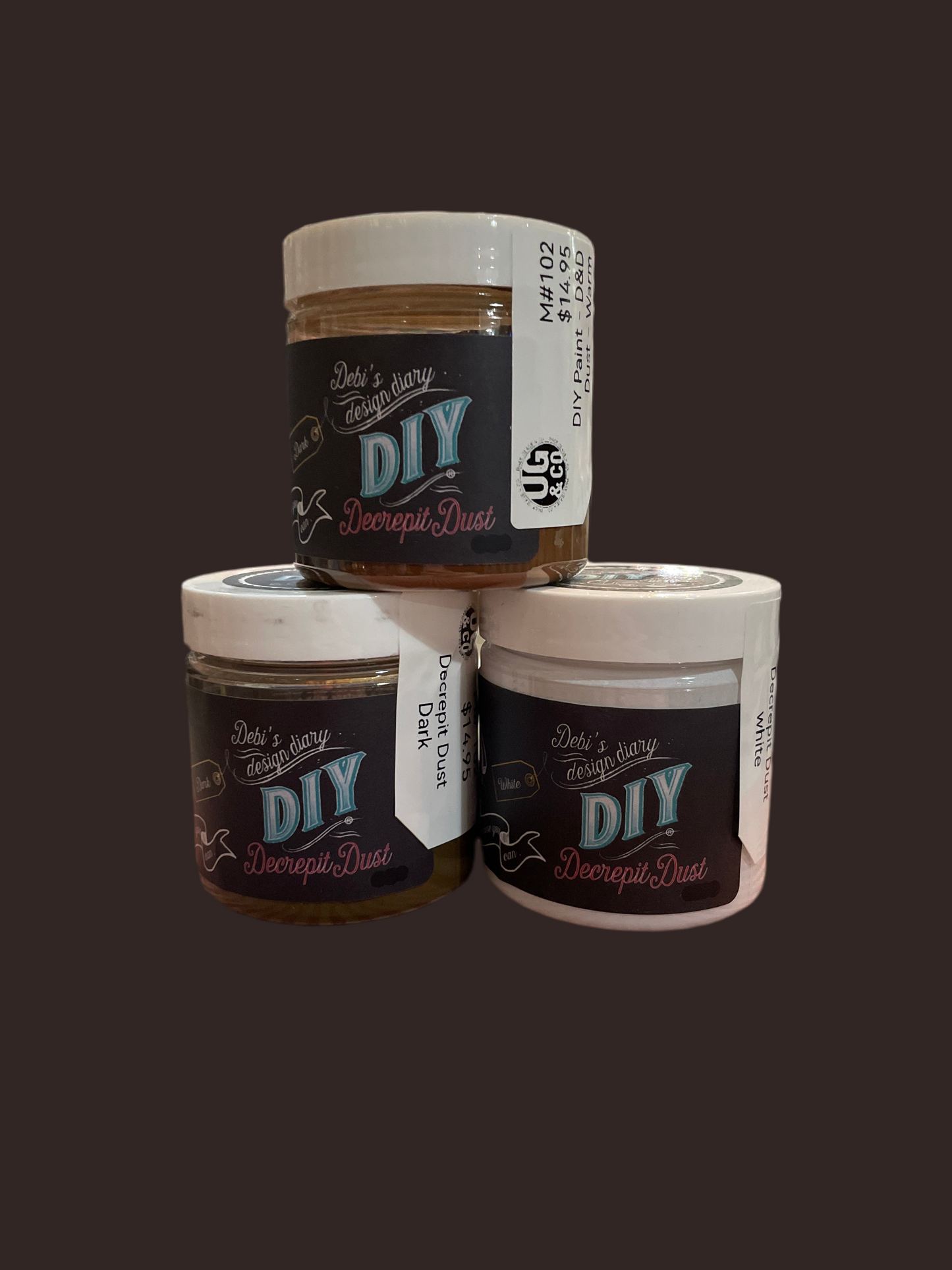 Decrepit Dust: Warm, White & Dark by DIY Paint