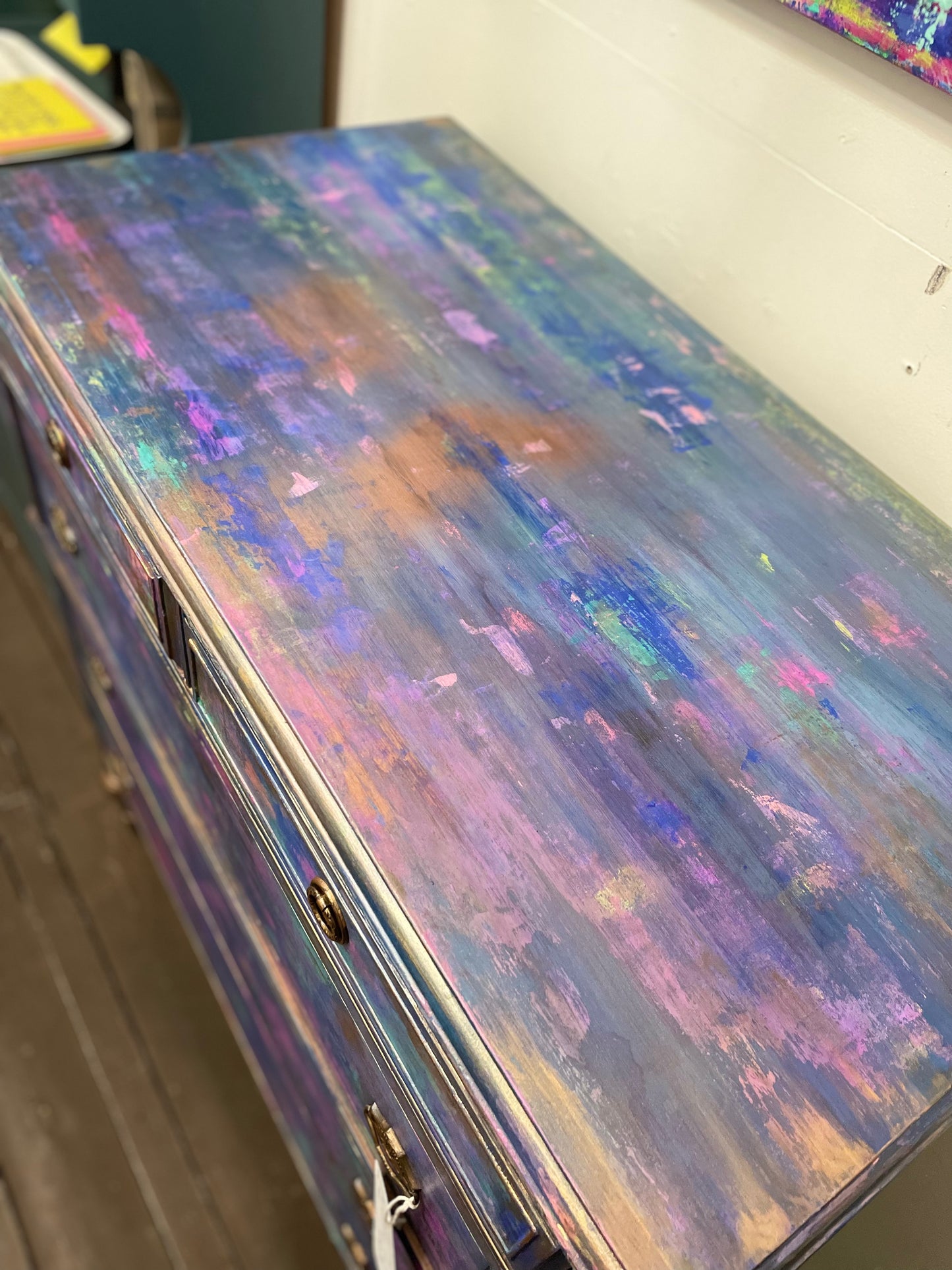 ModBoheme Hand Painted Chest of Drawers by Jenny Alexander
