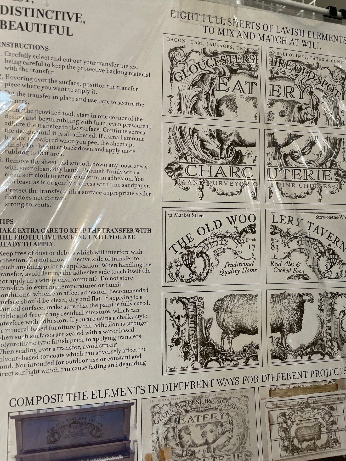 Cotswolds IOD Transfer 12x16 Pad™ Iron Orchid Designs