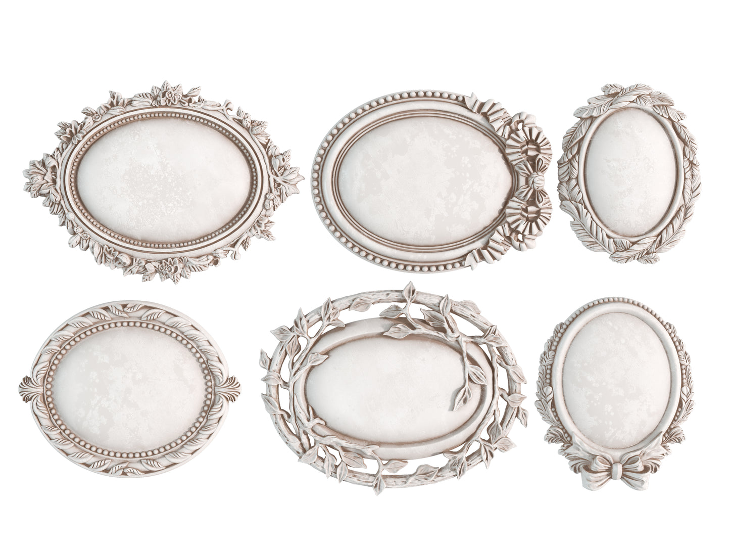 Vintage Brooches 6x10 IOD Mould™ Iron Orchid Designs Silicone Mould