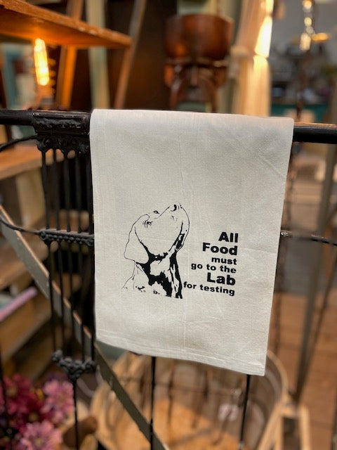 Labrador Kitchen Towel - Lab Test