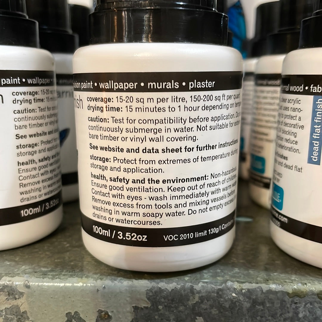 Polyvine Acrylic Varnish Dead Flat Finish