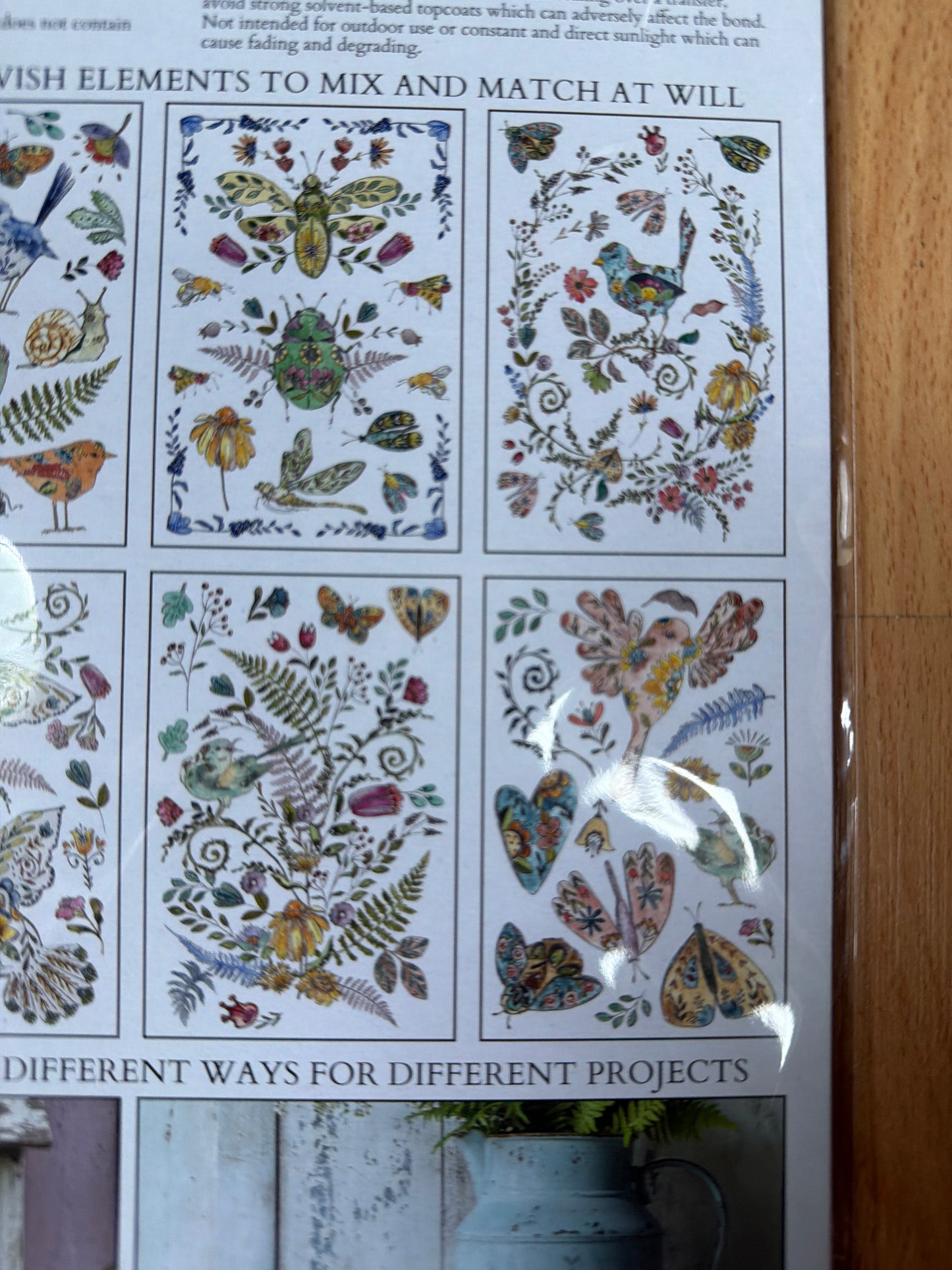 Fern Fables IOD Transfer 8x12 Pad™ 8 sheets