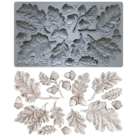Oak Leaves and Acorns Mould By Iron Orchid Designs - New Summer 2024 Release