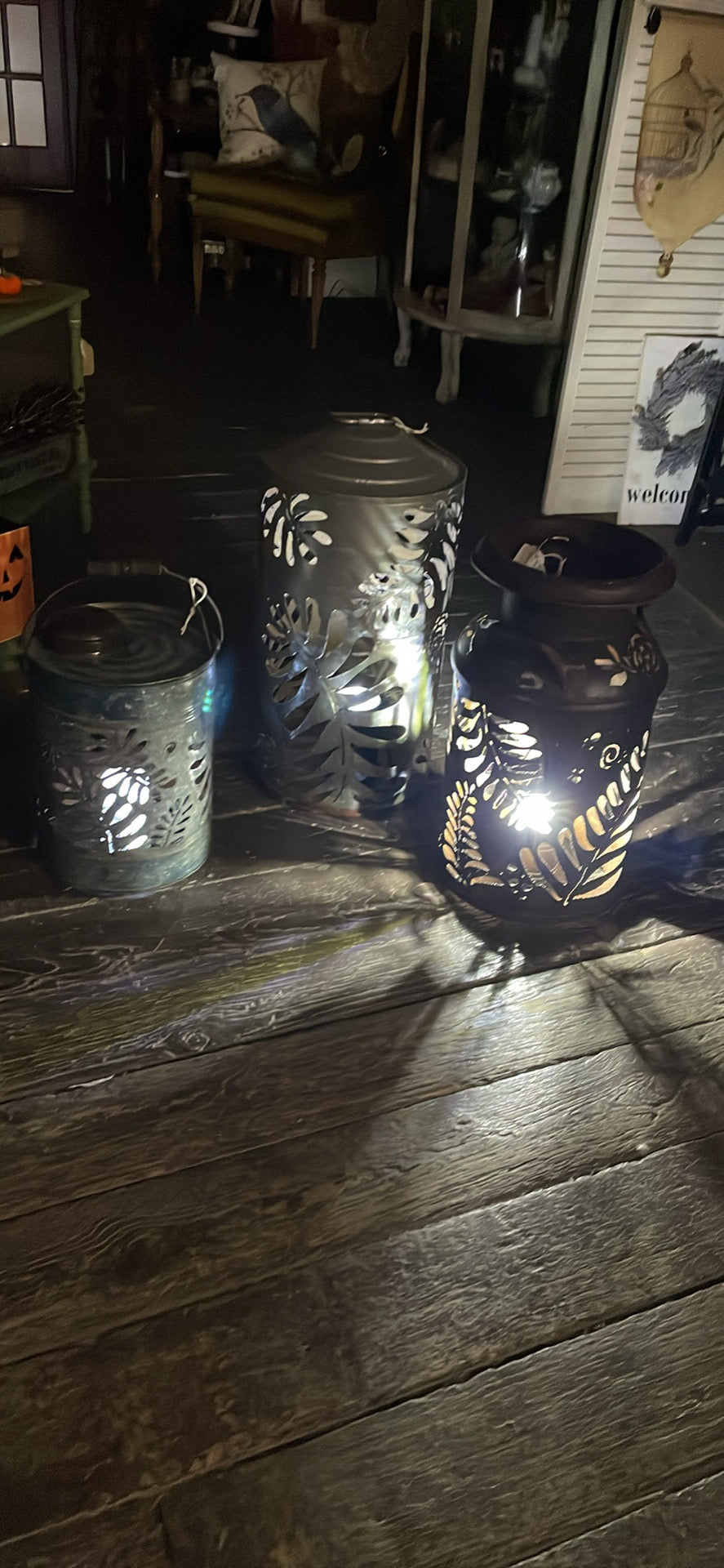 Plasma Cut Luminary - Reserved for Melisa