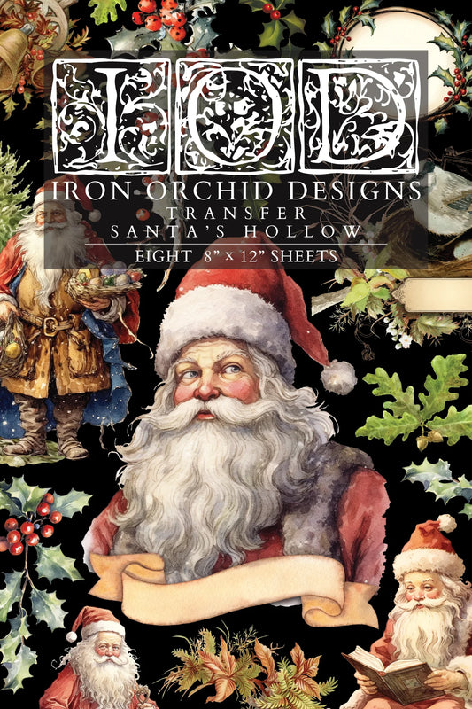 SANTA'S HOLLOW IOD TRANSFER 8X12 PAD™