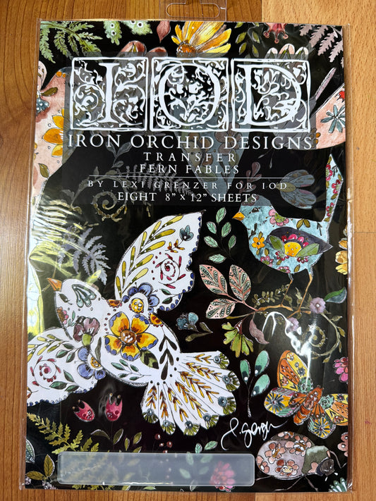 Fern Fables IOD Transfer 8x12 Pad™ 8 sheets