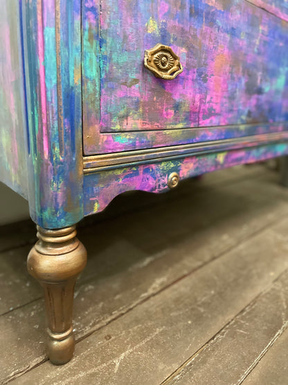 ModBoheme Hand Painted Chest of Drawers by Jenny Alexander