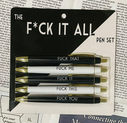 The F*ck It Al Pen Set
