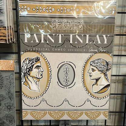 Clasical Cameo Paint Inlay (2023 Limited Release) by IOD - Iron Orchid Designs