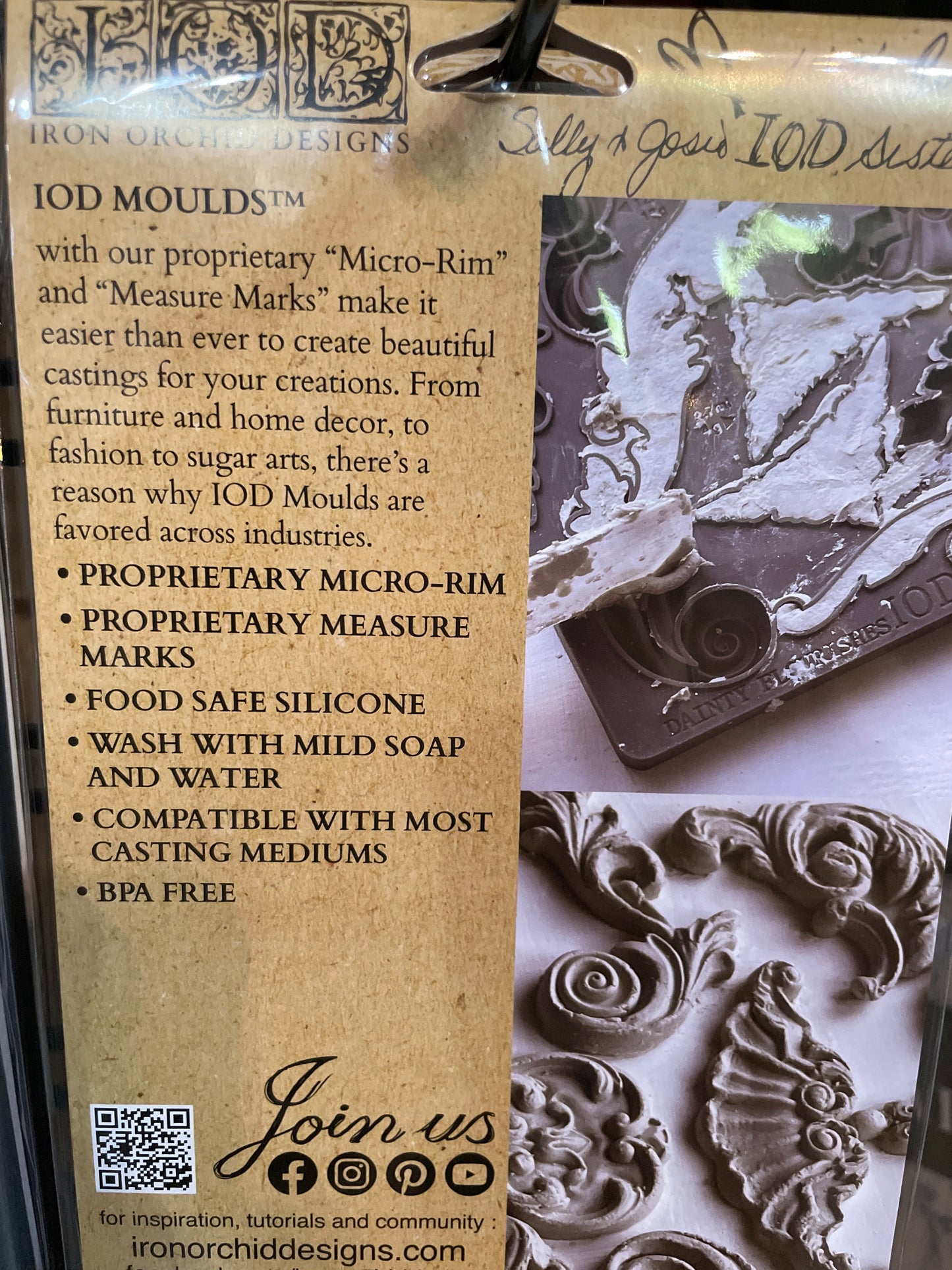 Dainty Flourishes 6x10 Mould By Iron Orchid Designs Available In Kansas City Missouri