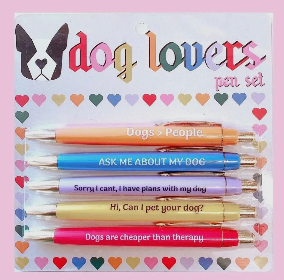 Dog Lovers Pen Set