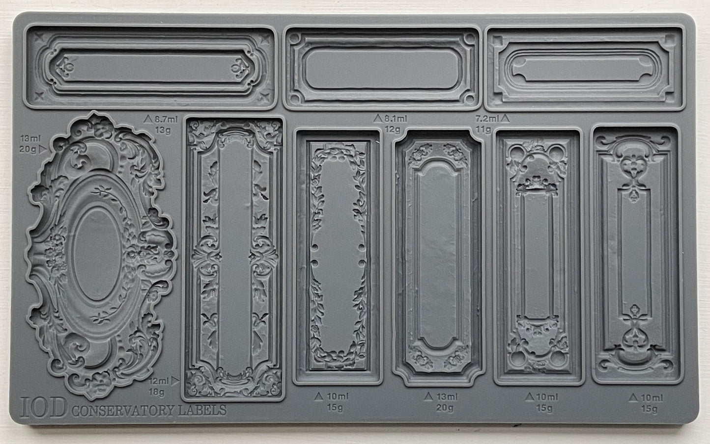 Conservatory Labels Mould By Iron Orchid Designs - New Spring 2024 Release