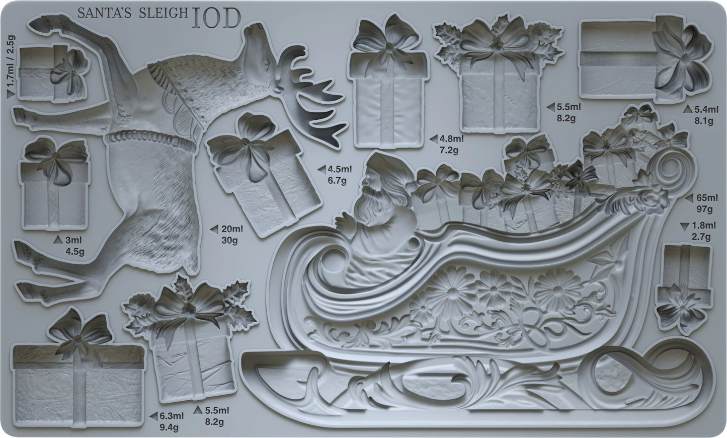 SANTA'S SLEIGH 6X10 IOD MOULD™ LIMITED EDITION