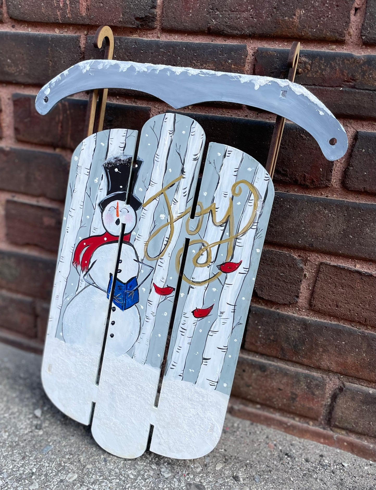 DIY Paint Class -  Winter Sled