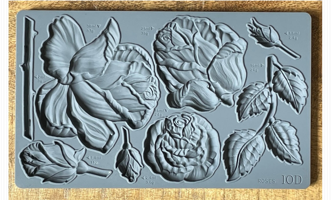 Roses Mould @ Ugly Glass & Co. By Iron Orchid Designs