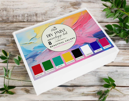 DIY Paint SAMPLER Box 8 Colors Mixology