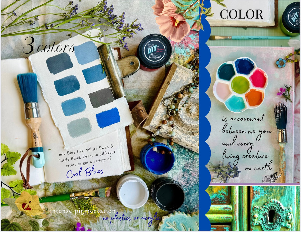 DIY Paint SAMPLER Box 8 Colors Mixology