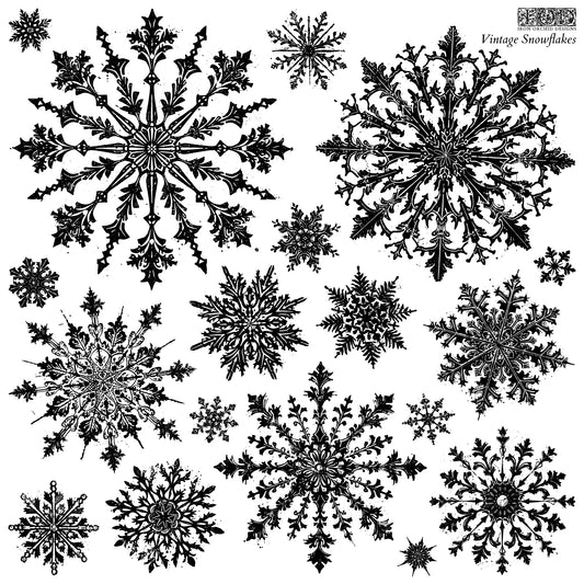 Vintage Snowflakes 12X12 IOD STAMP™ - Limited Edition